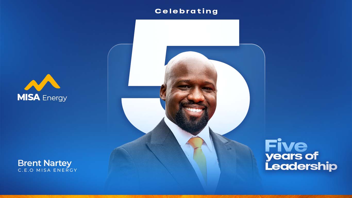 Brent Nartey MISA Energy leadership and rebranding